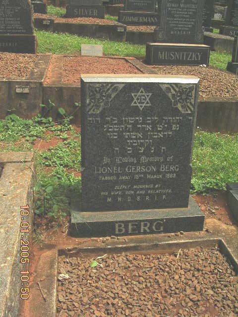 BERG Lionel Gerson -1963