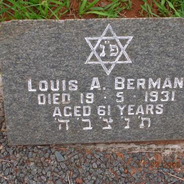 BERMAN Louis A. -1931