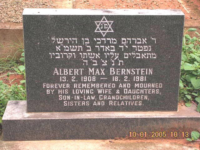 BERNSTEIN Albert Max 1908-1981