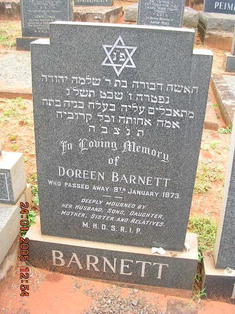 BARNETT Doreen -1973