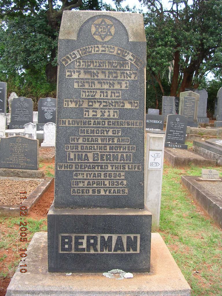BERMAN Lina -5694