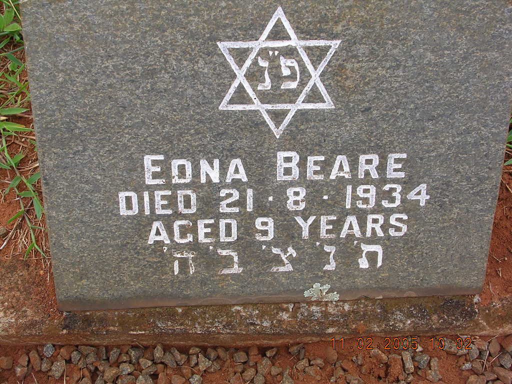 BEARE Edna -1934