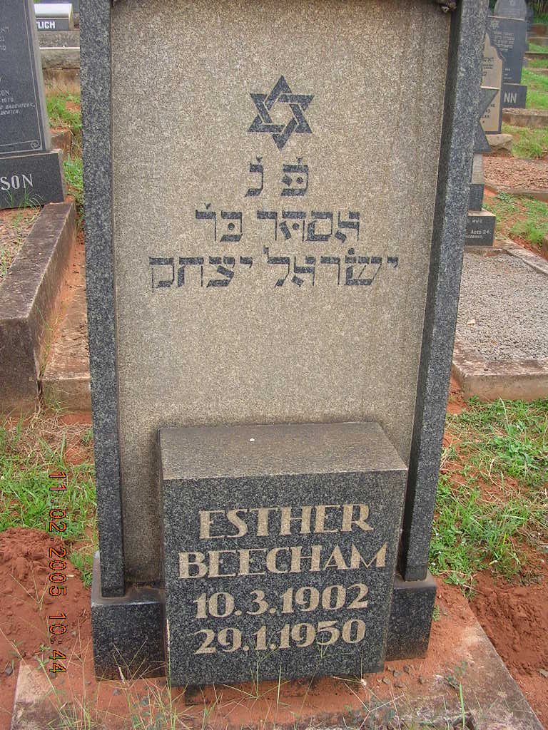 BEECHAM Esther 1902-1950