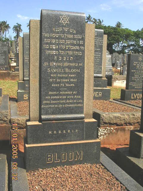 BLOOM Samuel -1942