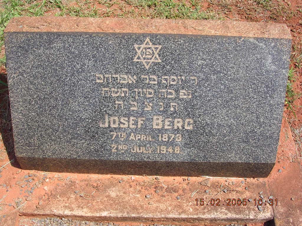 BERG Josef 1873-1948
