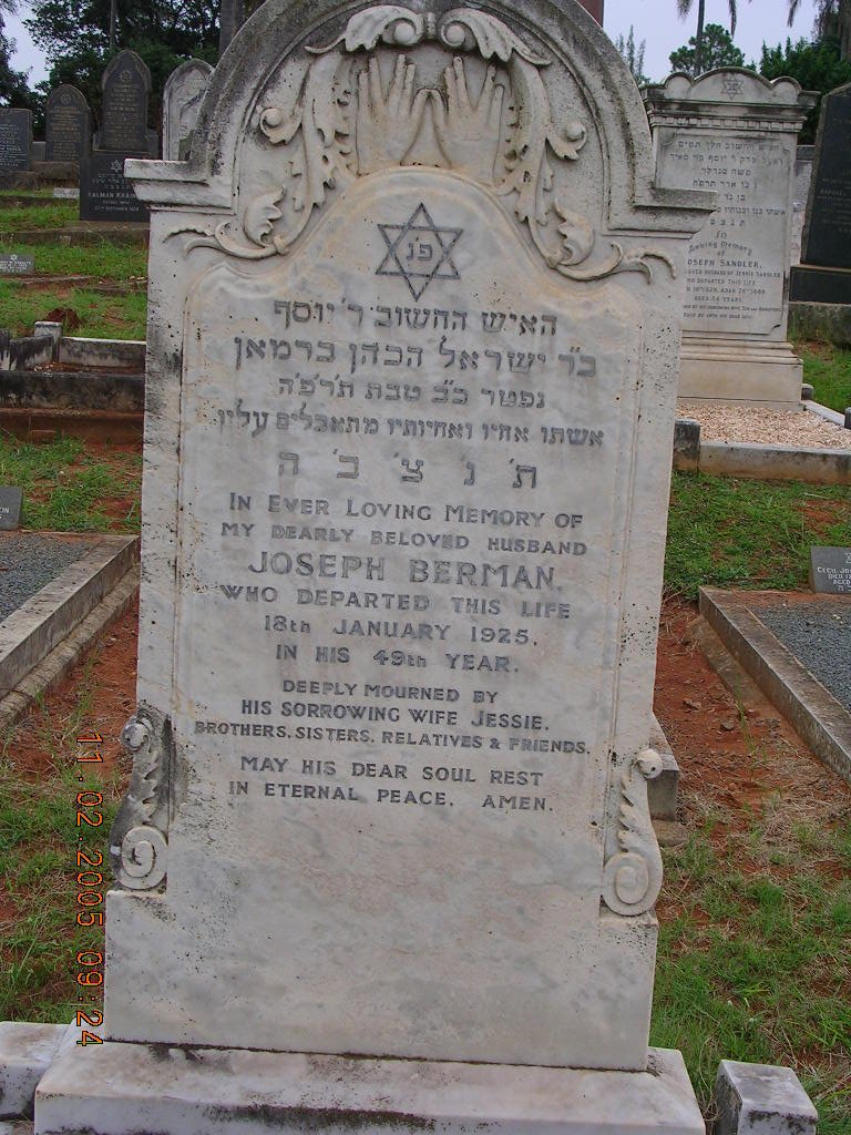 BERMAN Joseph -1925