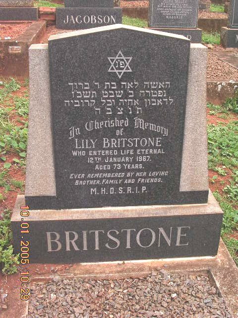 BRITSTONE Lily -1967