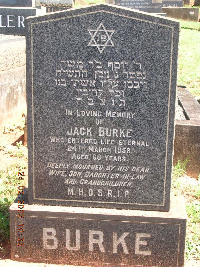 BURKE Jack -1958
