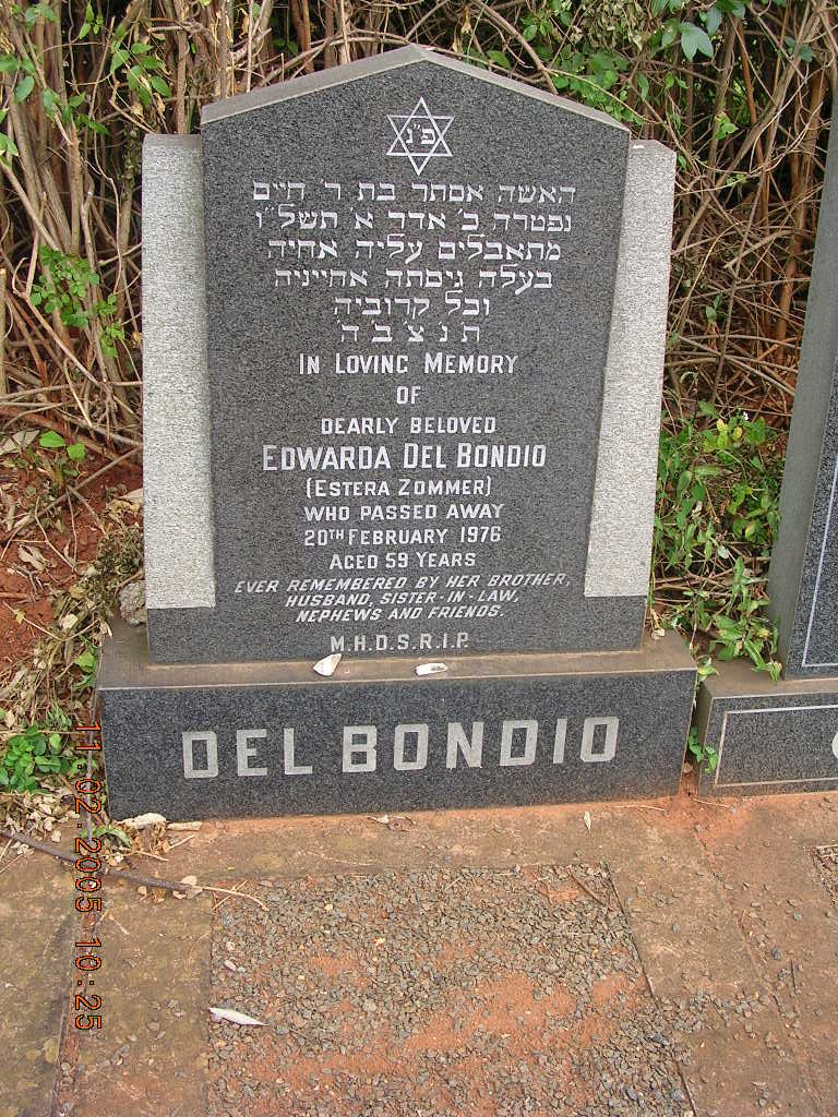 BONDIO Edwarda, del -1976