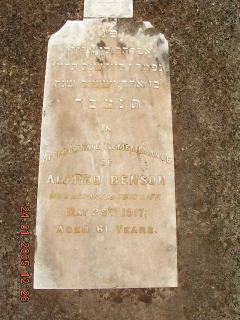 BENSON Alfred -1917