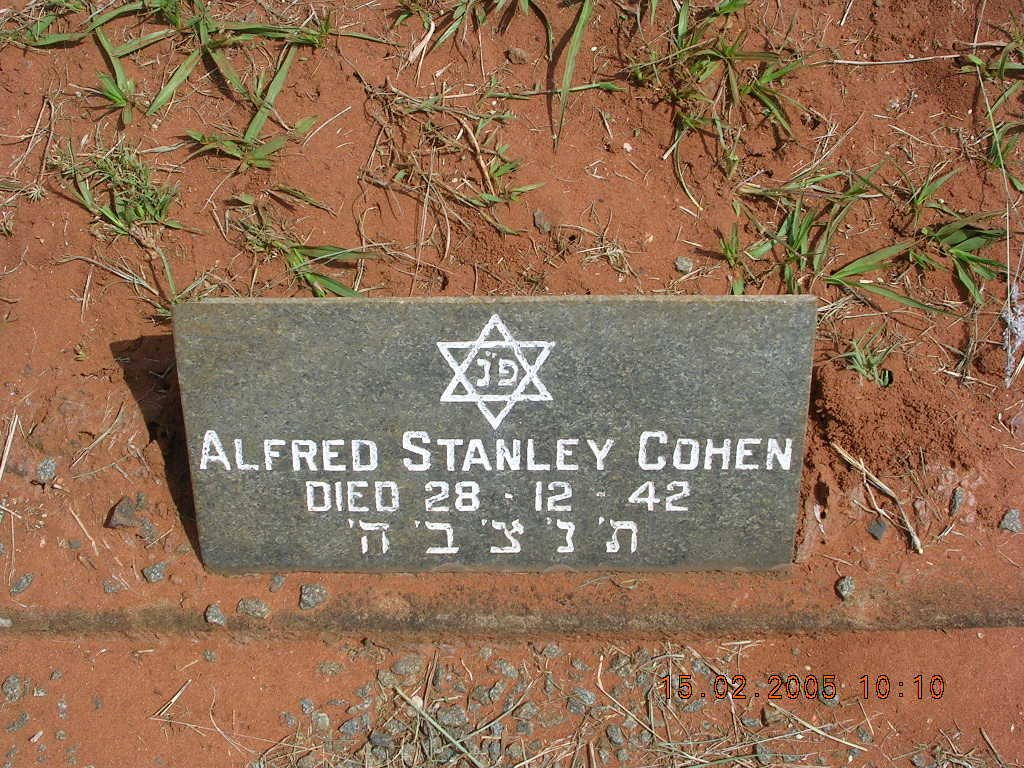 COHEN Alfred Stanley -1942