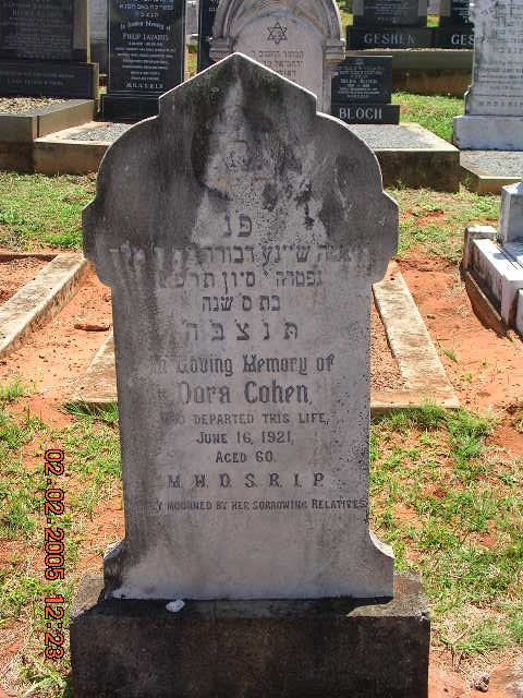 COHEN Dora -1921
