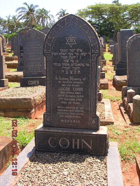 COHEN Jacob -1944