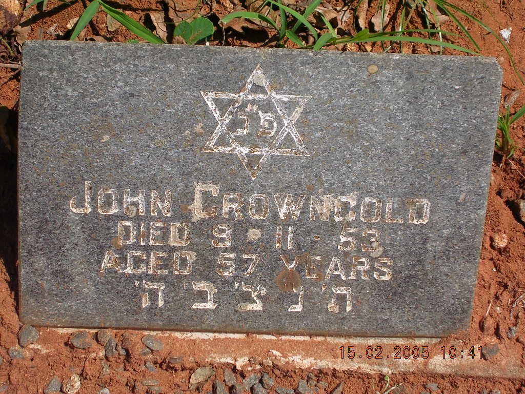 CROWNGOLD John -1953