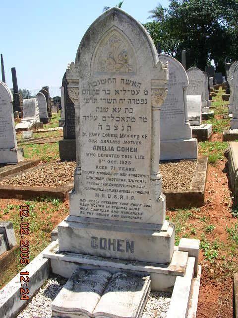 COHEN Amelia -1923