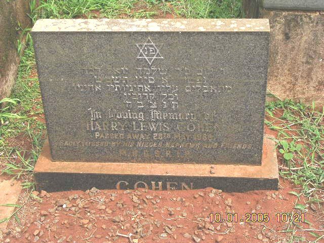 COHEN Harry Lewis -1968