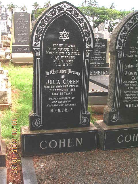 COHEN Julia -1969
