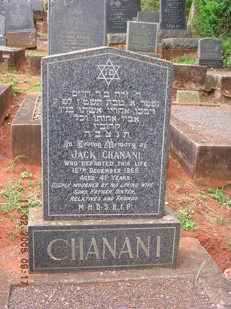 CHANANI Jack -1955
