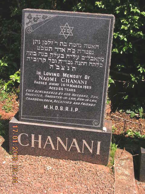 CHANANI Naomi -1969