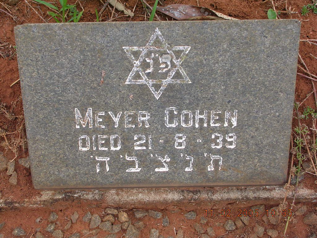 COHEN Meyer -1939