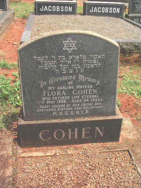 COHEN Flora -1966