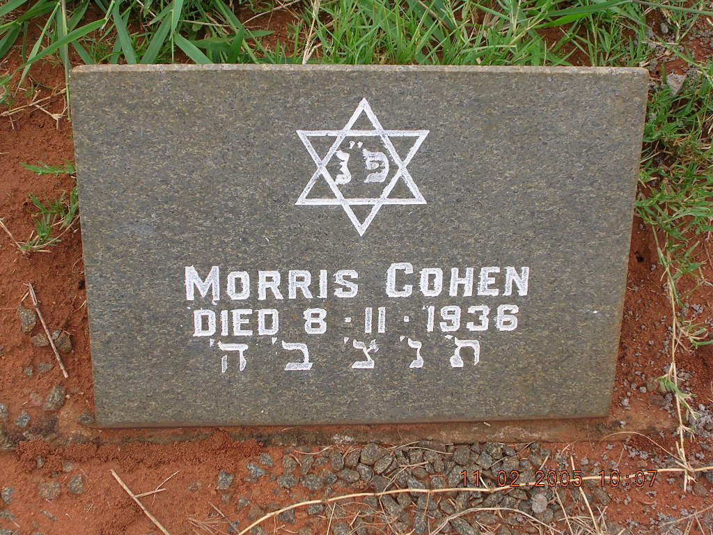 COHEN Morris -1936