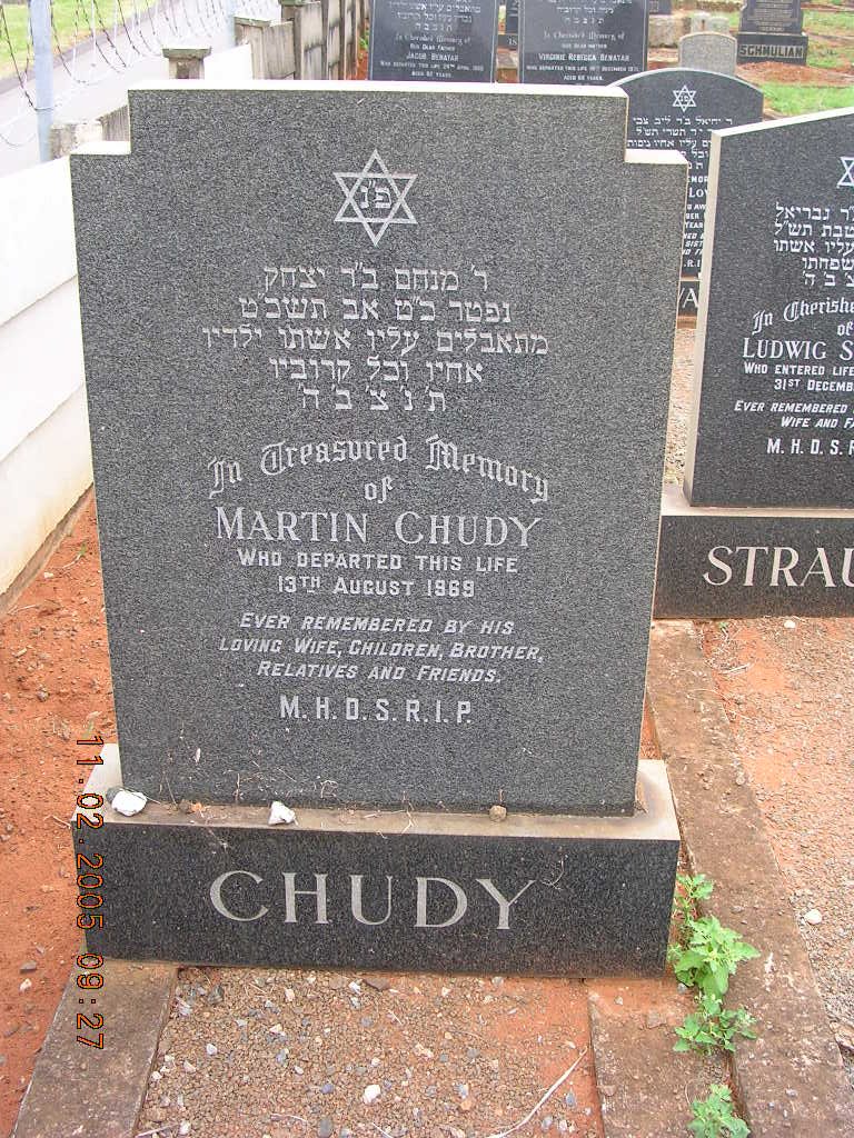 CHUDY Martin -1969