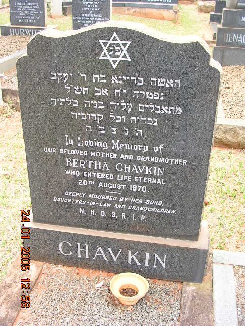 CHAVKIN Bertha -1970