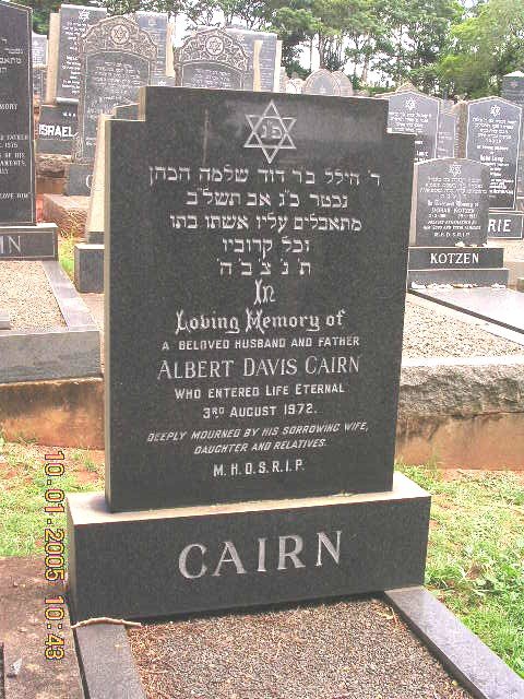 CAIRN Albert Davis -1972