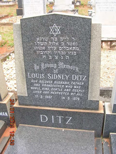DITZ Louis Sidney 1907-1976