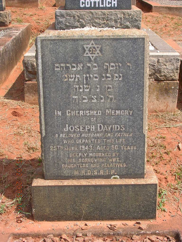 DAVIDS Joseph -1943