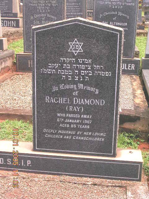 DIAMOND Rachel -1987