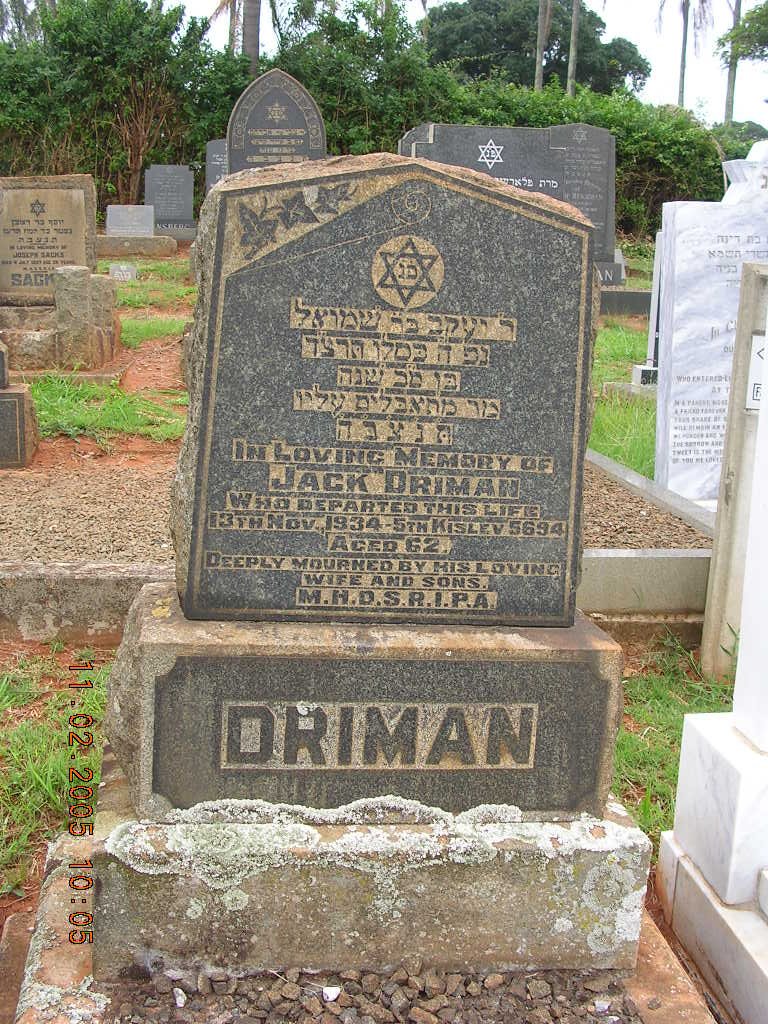 DRIMAN Jack -1934