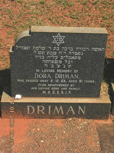 DRIMAN Dora -1969