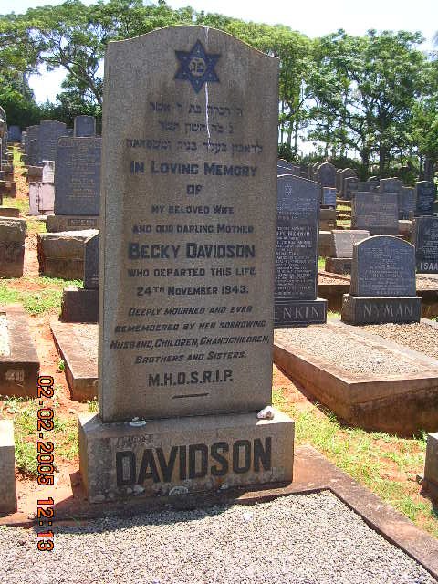 DAVIDSON Becky -1943