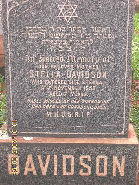 DAVIDSON Stella -1959