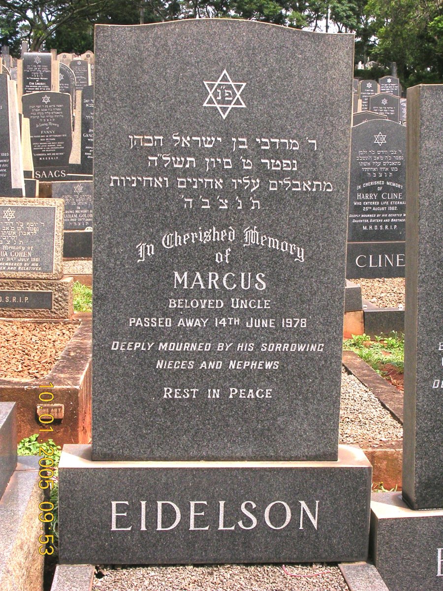 EIDELSON Marcus -1978