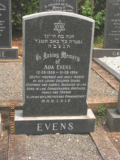 EVENS Ada 1926-1994