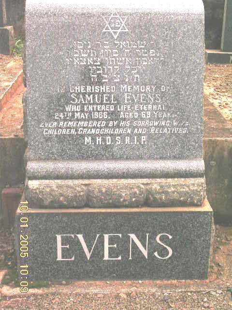 EVENS Samuel -1966