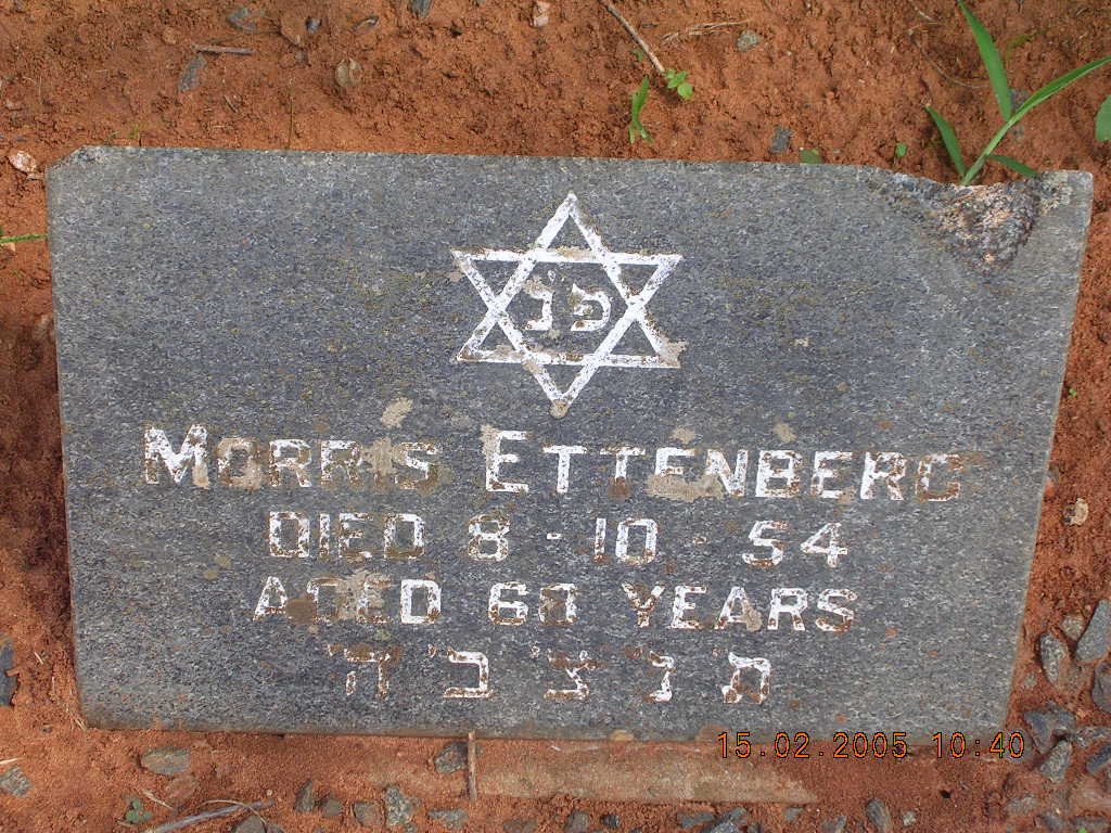 ETTENBERG Morris -1954