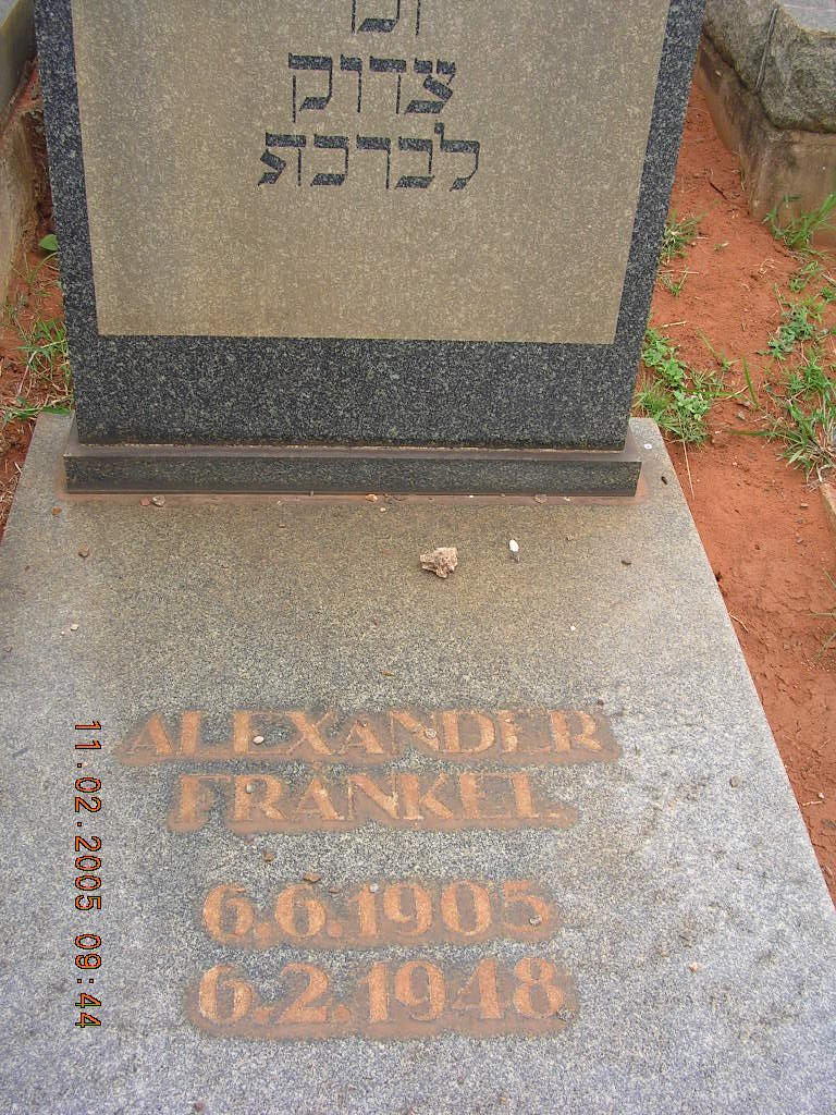 FRANKEL Alexander 1905-1948