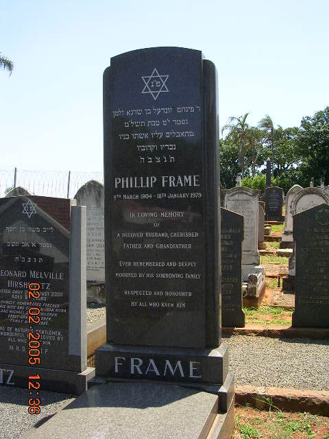 FRAME Phillip 1904-1979
