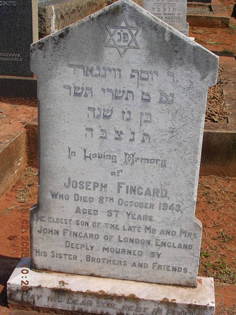 FINGARD Joseph -1943