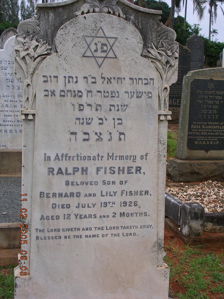 FISHER Ralph -1926