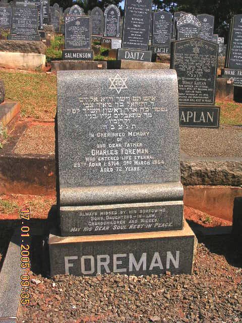 FOREMAN Charles -1954