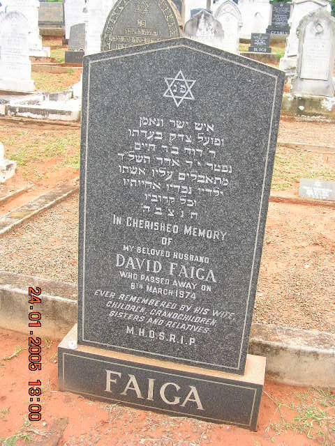 FAIGA David -1974