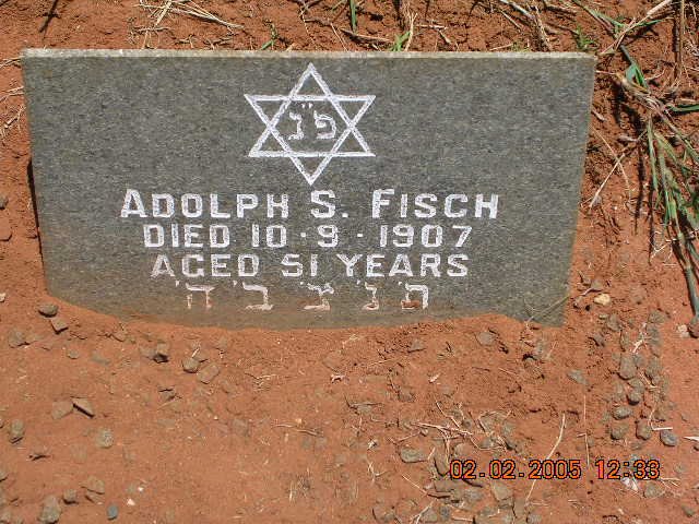 FISCH Adolph S. -1907