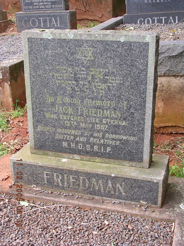 FRIEDMAN Jack -1957