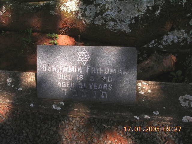 FRIEDMAN Benjamin -1940