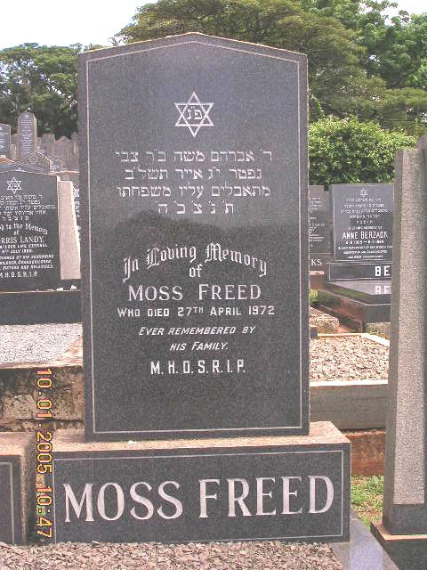 FREED Moss -1972